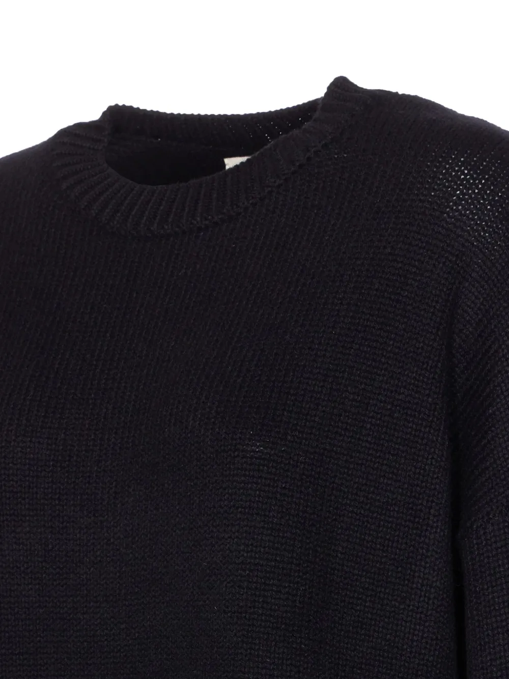 Lisa Yang Crew-neck Cashmere Sweater In Black