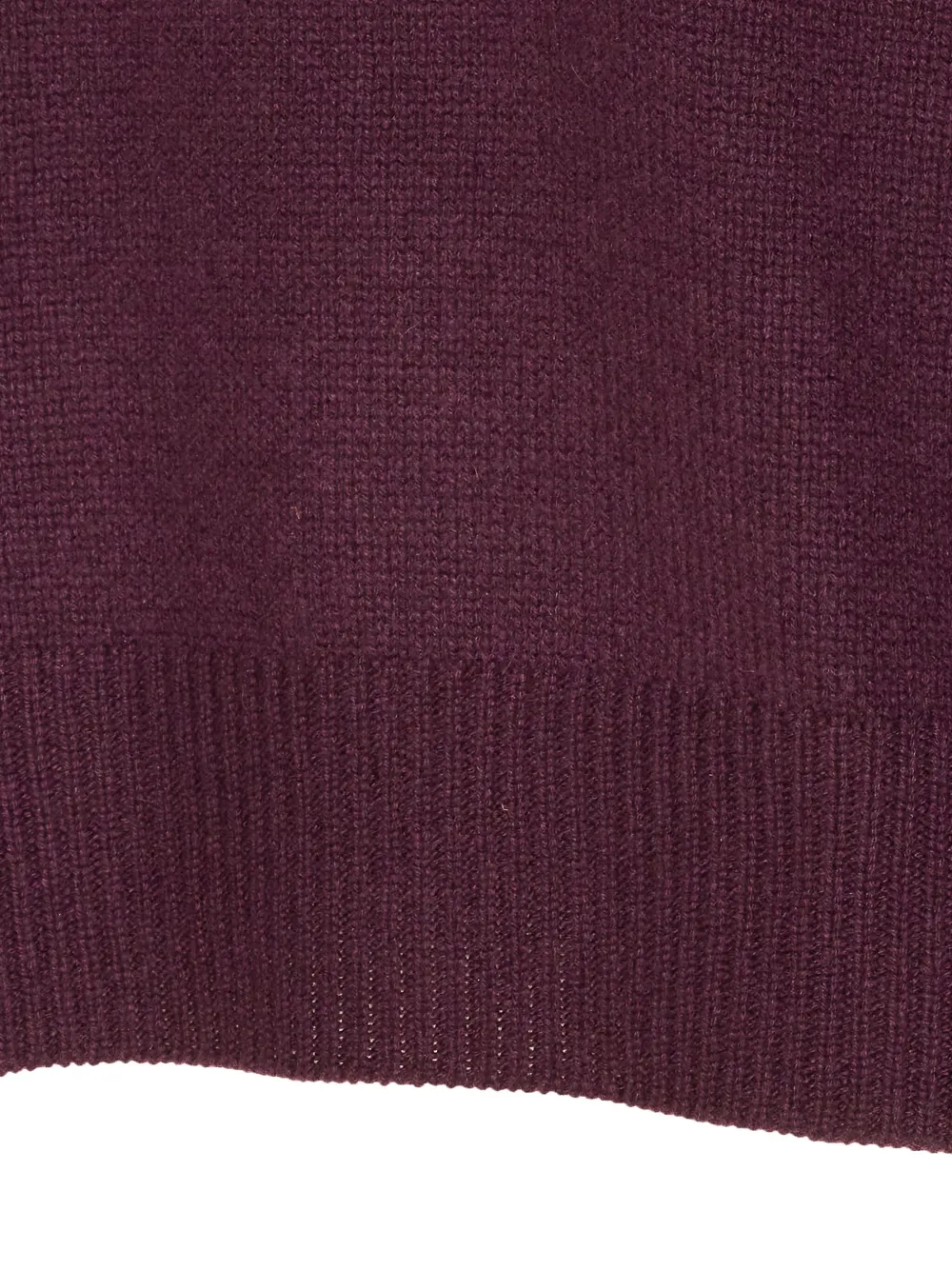 Lisa Yang Oversized Crewneck Knitwear Long Sleeves In Burgundy