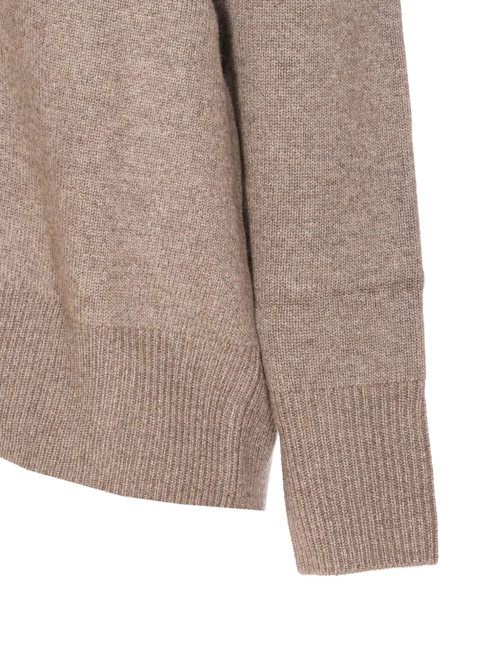 Lisa Yang V-neck Long Sleeve Knitwear Ii In Brown