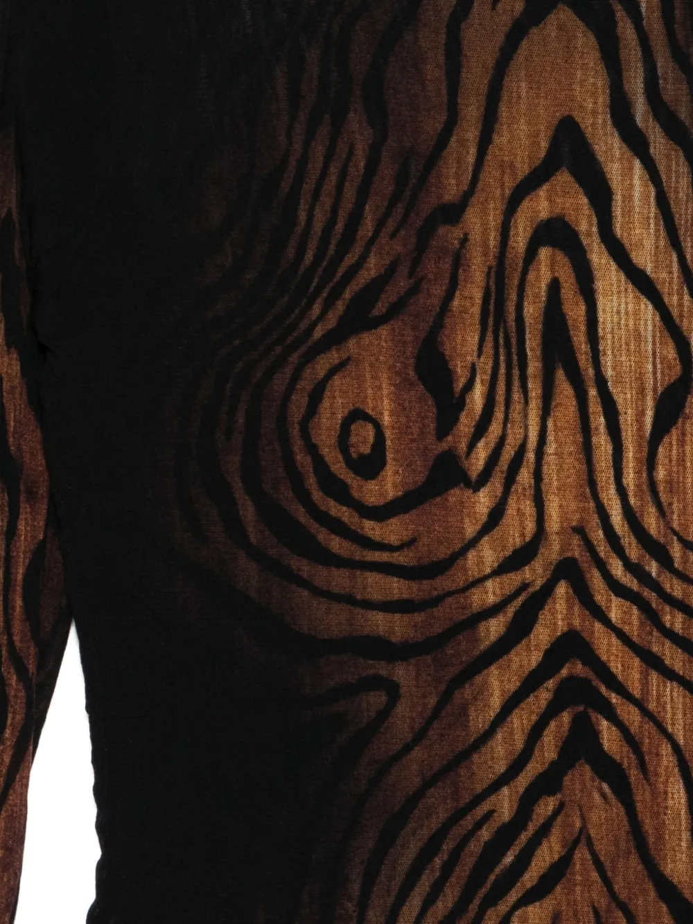 Jean Paul Gaultier The Wood Bodysuit In Brown