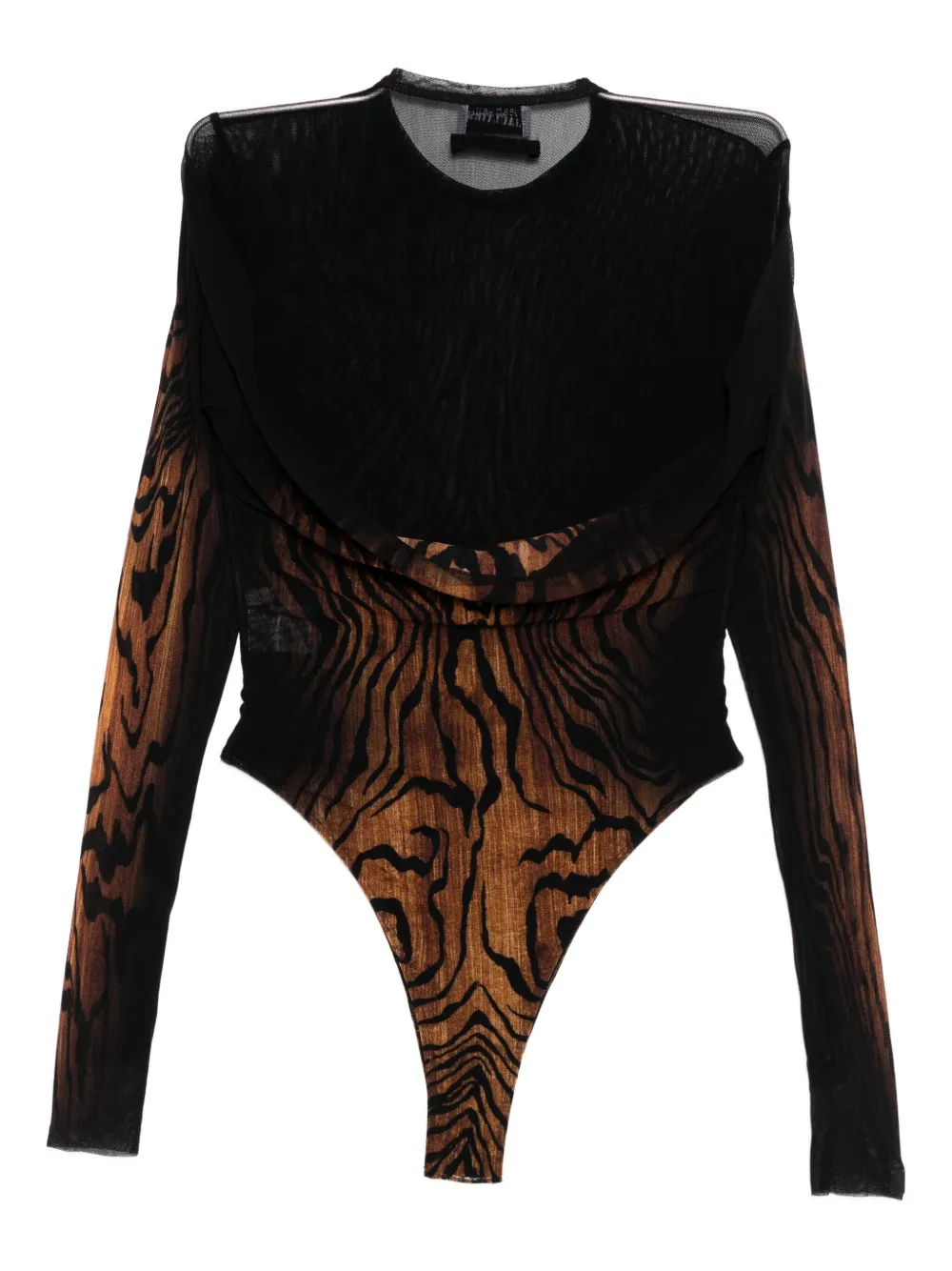 Jean Paul Gaultier The Wood Bodysuit In Brown