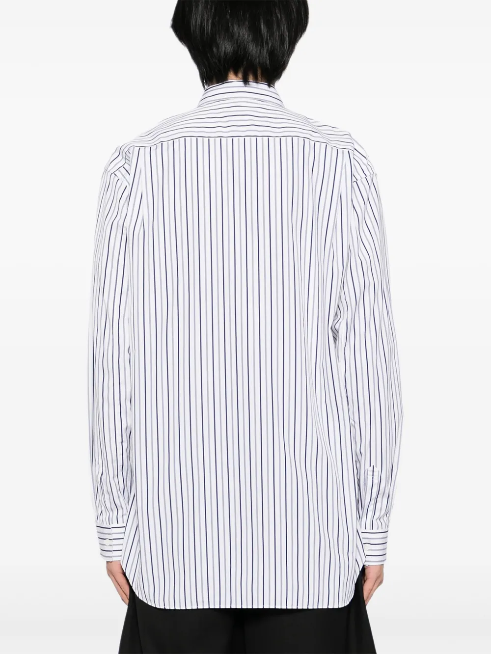 Comme Des Garçons Shirt Gestreept overhemd Wit