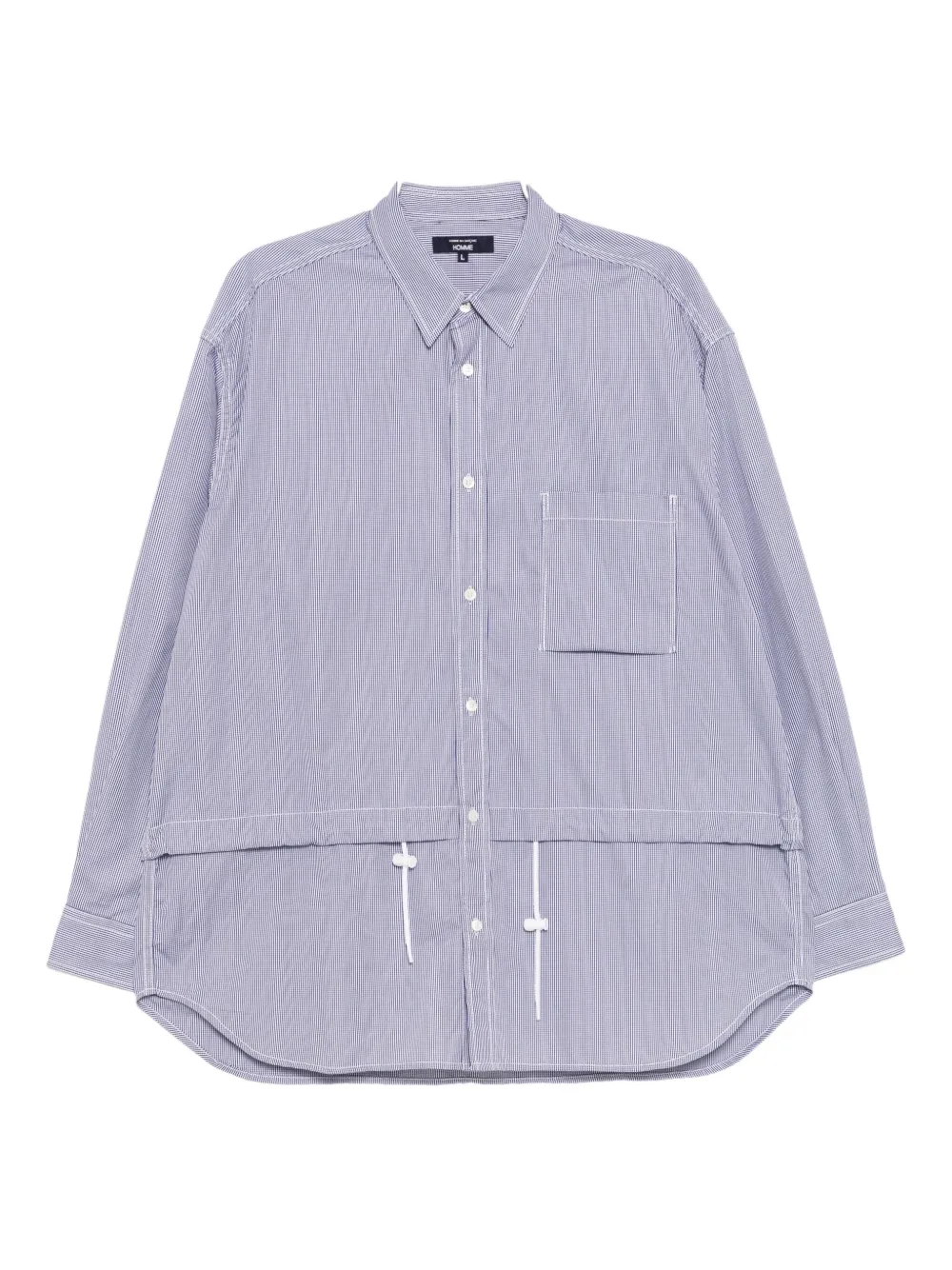 Comme Des Garçons Homme Deux Checked Shirt In Animal Print