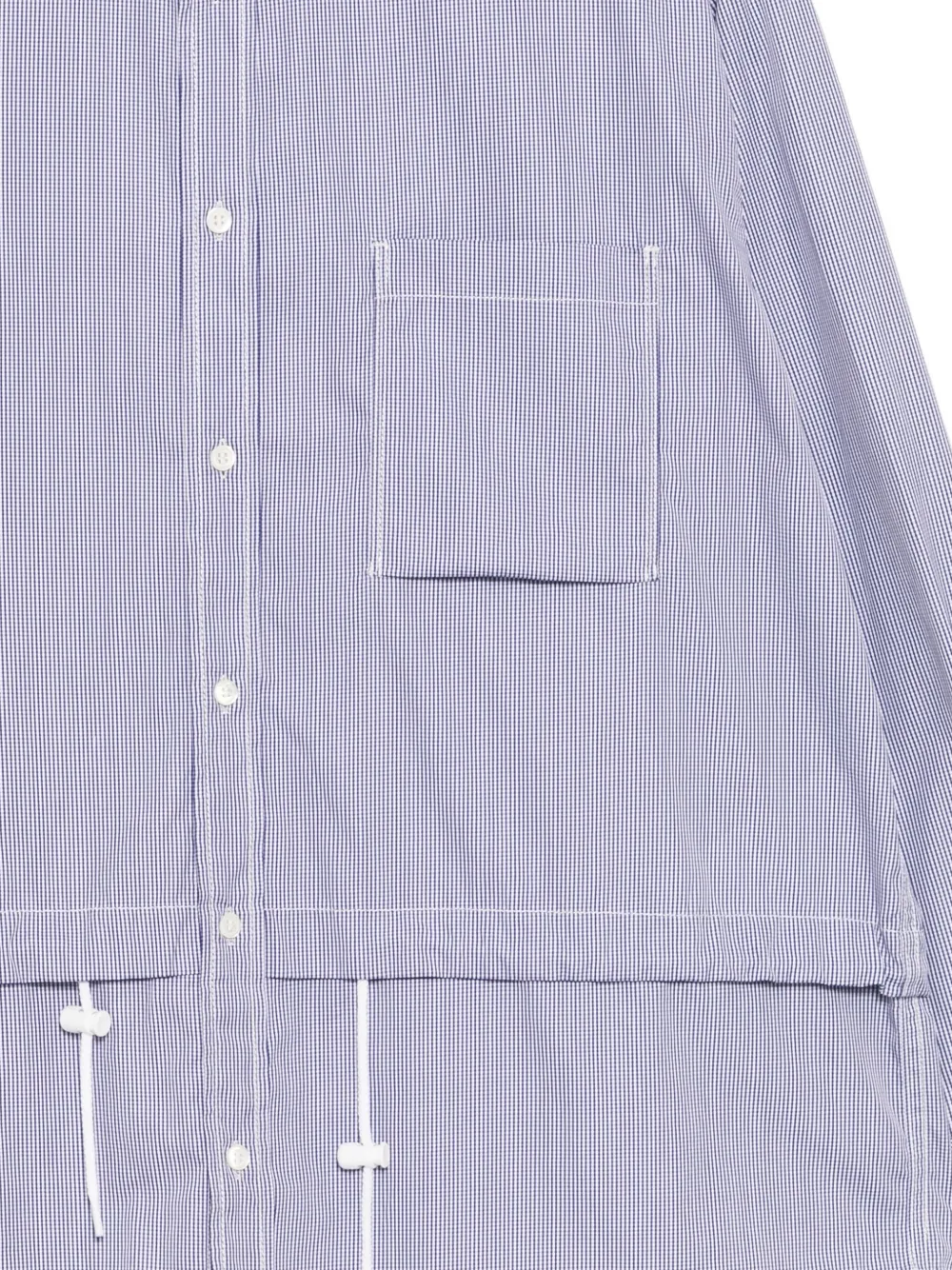 Comme Des Garçons Homme Deux Checked Shirt In Animal Print