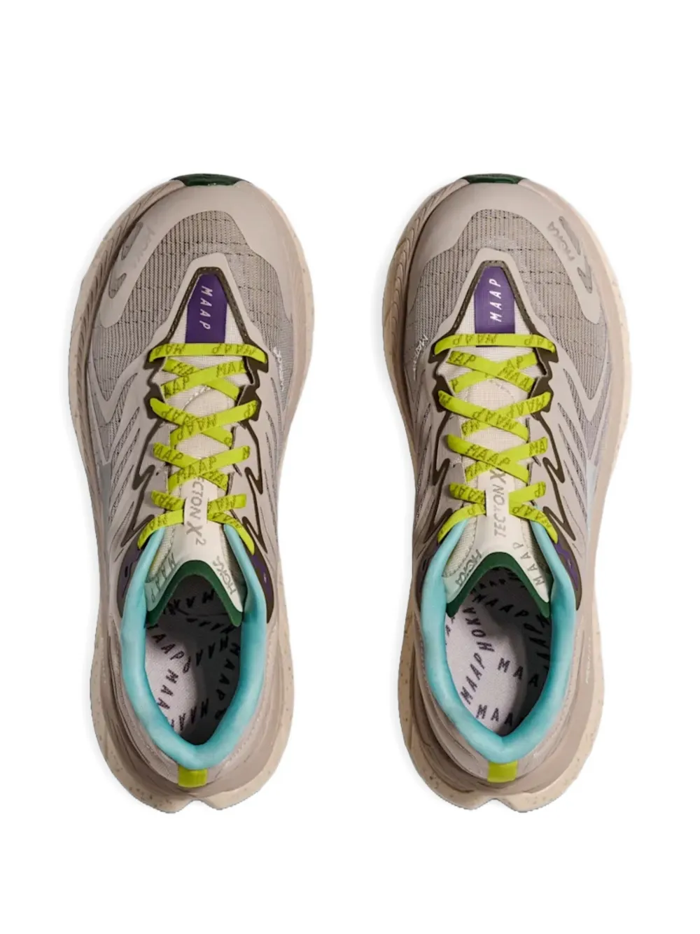 HOKA x MAAP Cycling sneakers Beige