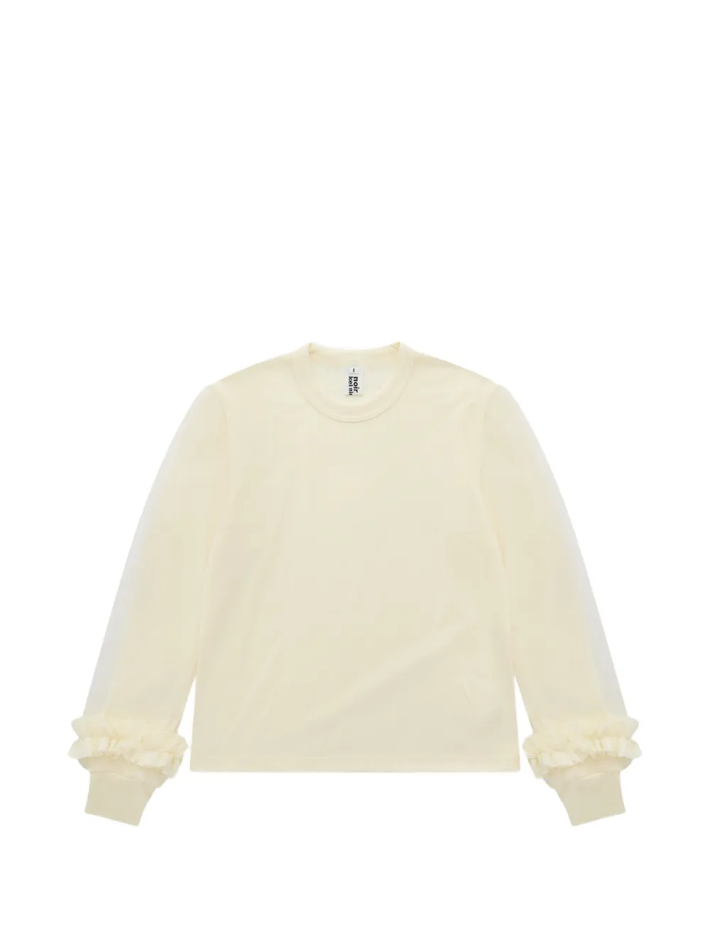 Ruffled Long-Sleeved Top