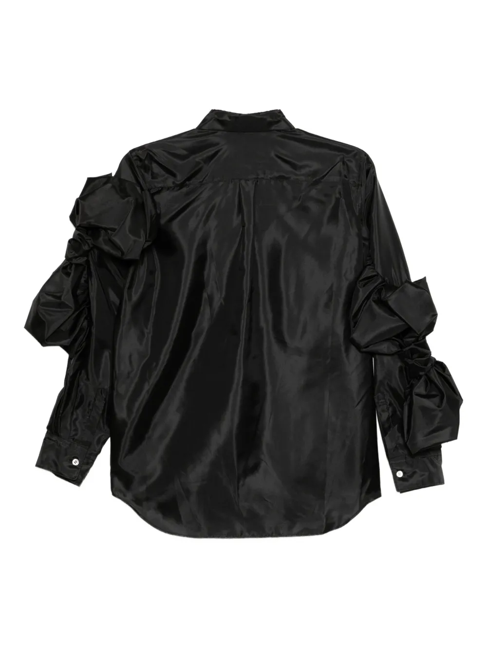 Comme Des Garçons Comme Des Garçons Shirt met geknoopte detail - Zwart