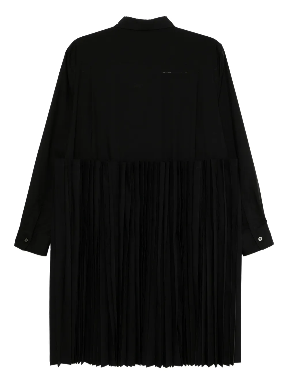 Comme Des Garçons pleated shirt - Zwart