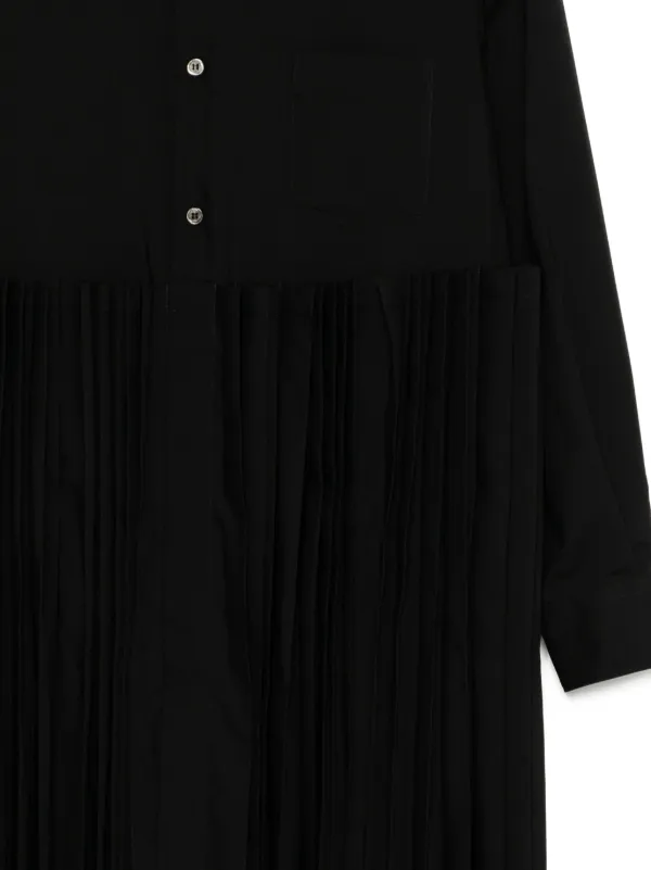 ブラック コムデギャルソン プリーツシャツ 黒 Comme Des Garçons プリーツ シャツ | ブラック | FARFETCH JP