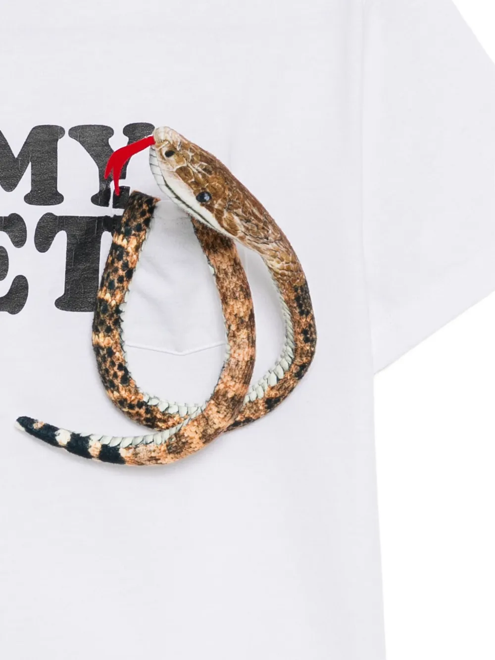 Doublet Love My Pet T-shirt Wit