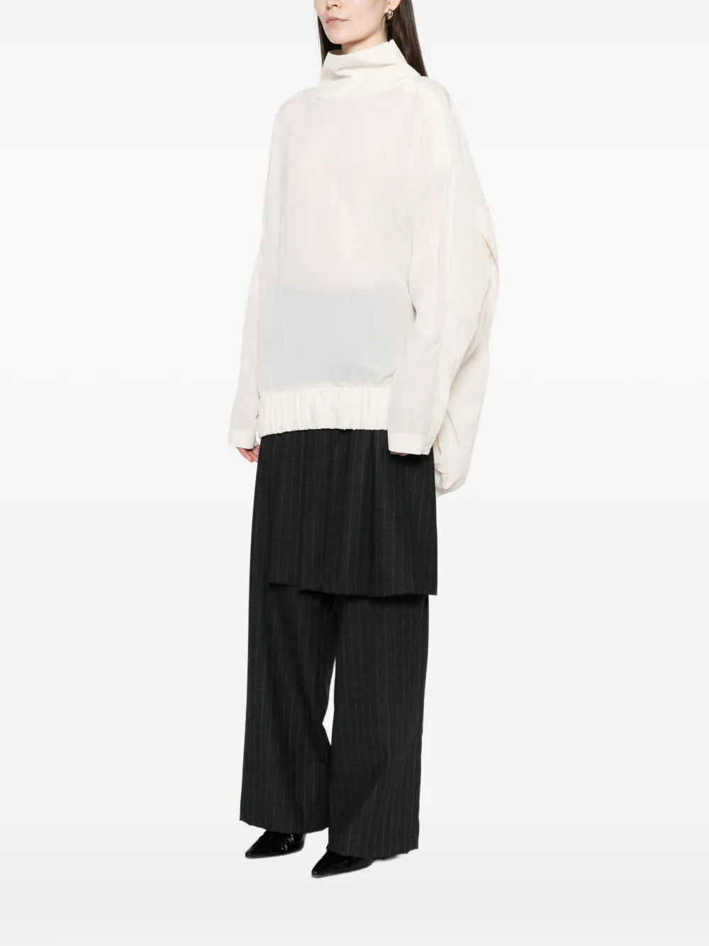 Jean Paul Gaultier Gelaagd shirt Beige