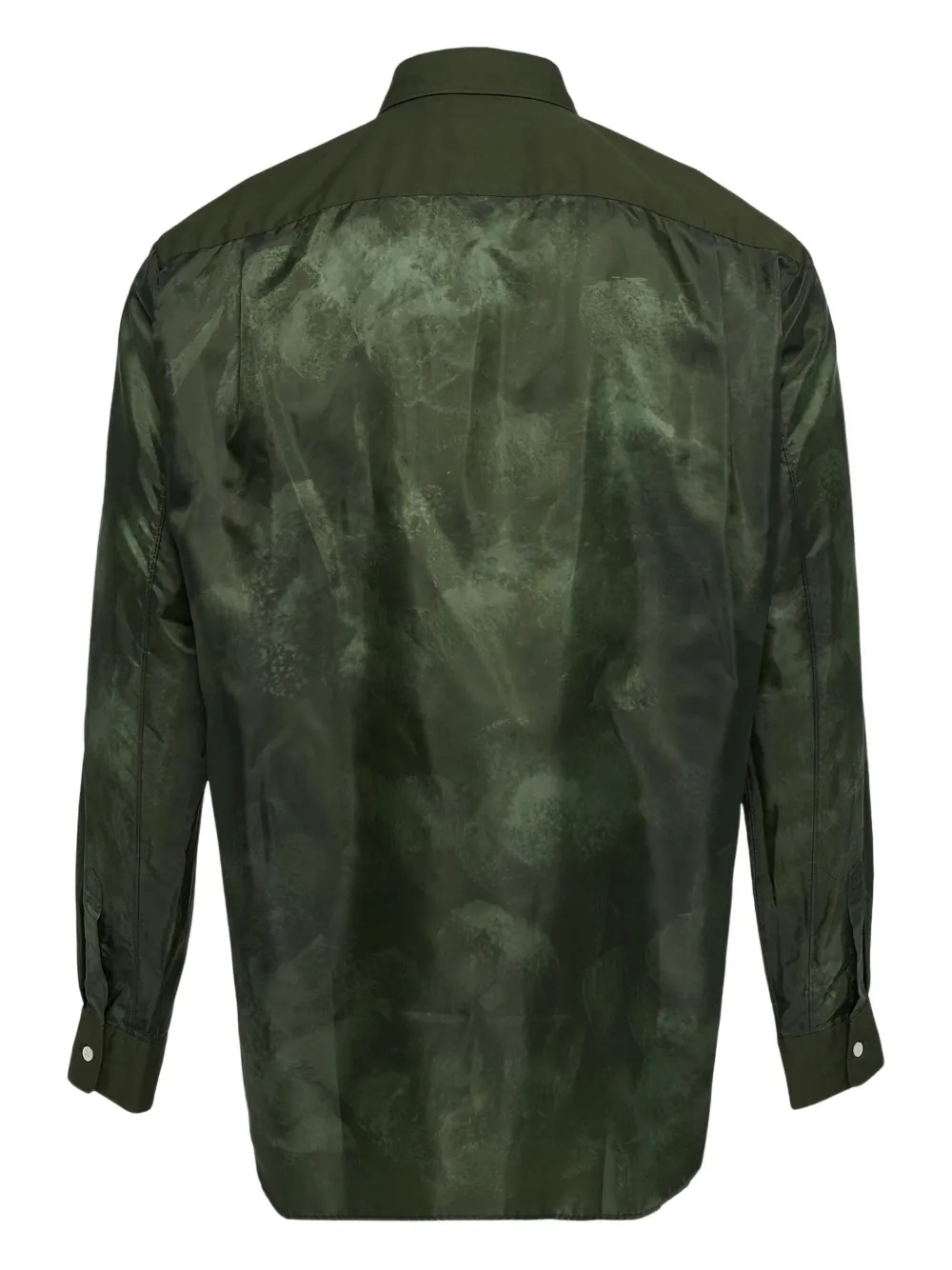 Comme des Garçons Homme Plus Overhemd met zak - Groen