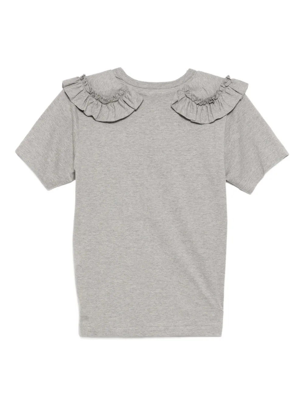 Comme Des Garcons Girl Ruffled T-shirt In Gray
