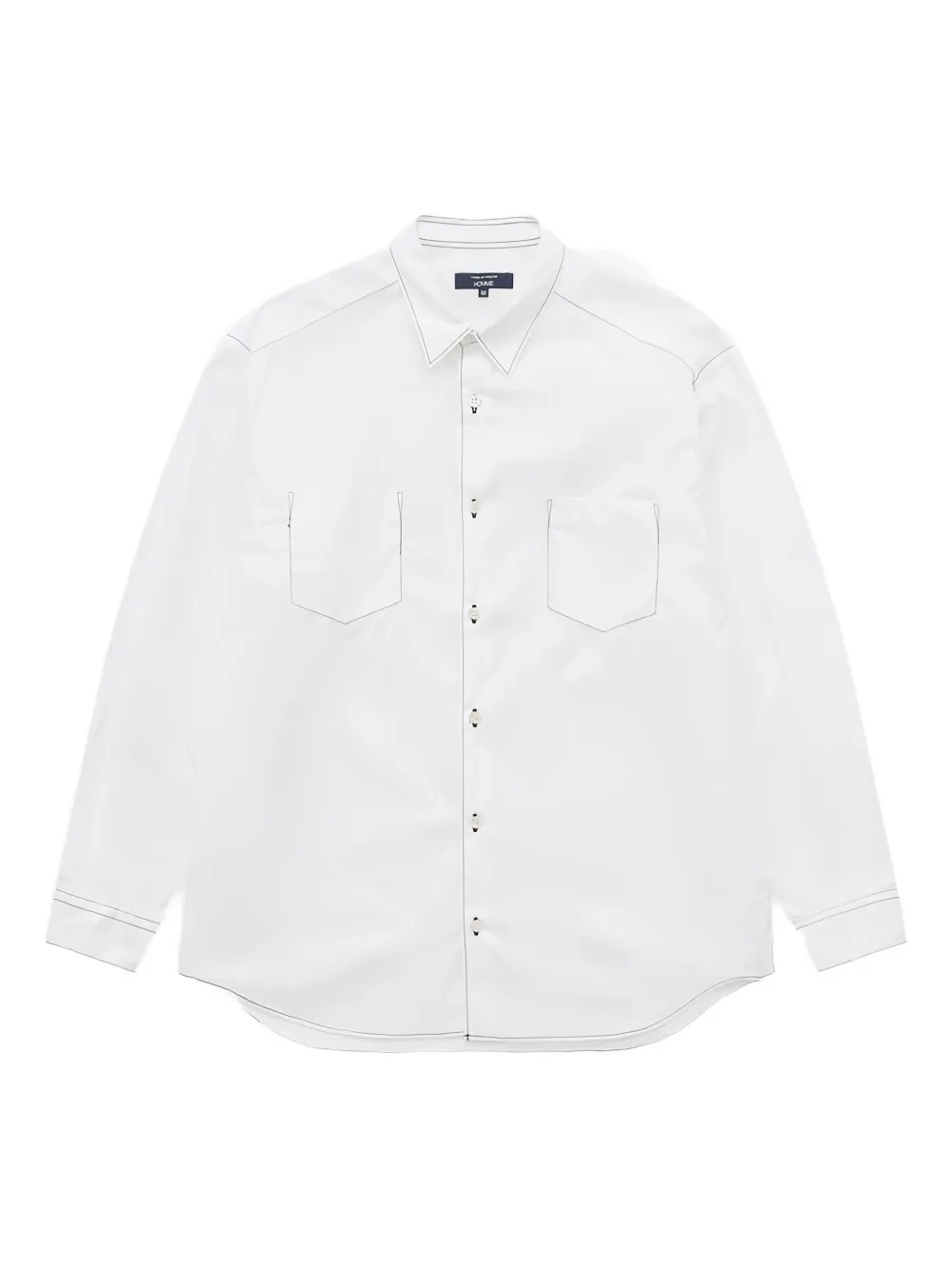 Comme des Garçons Homme pocket stitch shirt - Bianco