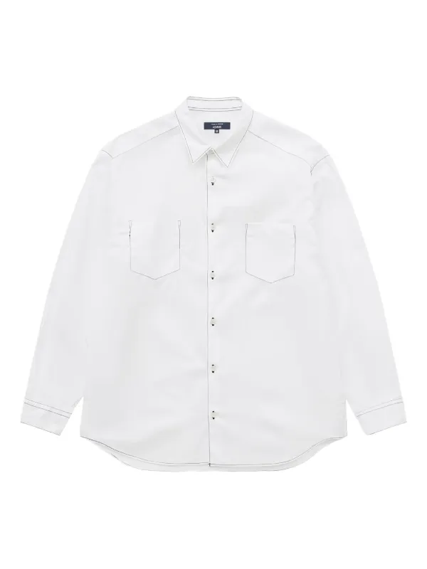 Comme Des Garçons Homme ポケット シャツ | ホワイト | FARFETCH JP