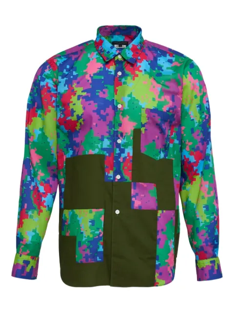 Comme des Garçons Homme Plus patchwork printed shirt