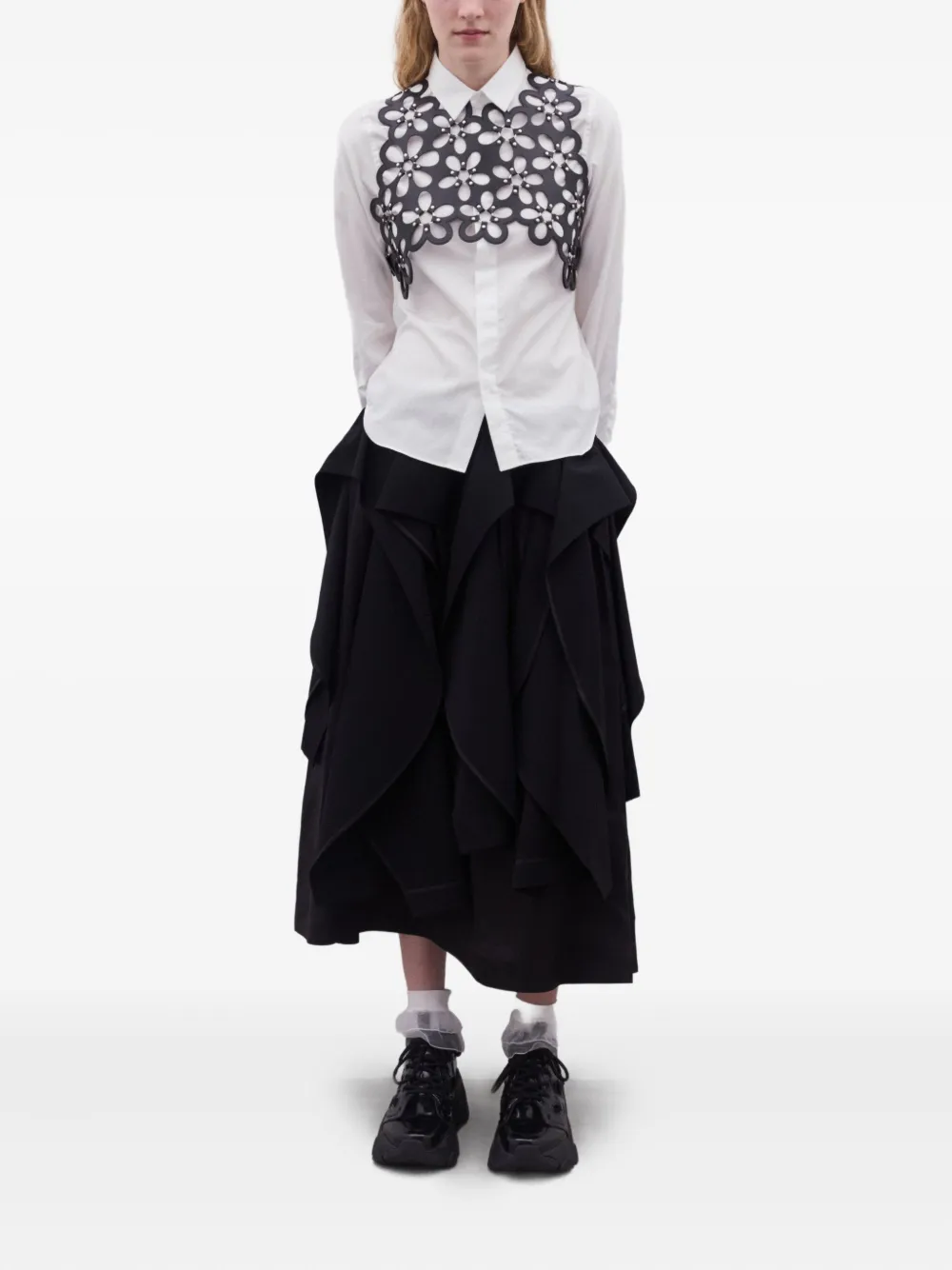 Noir Kei Ninomiya ruffled skirt | Asymmetric & Draped Skirts | Image 2