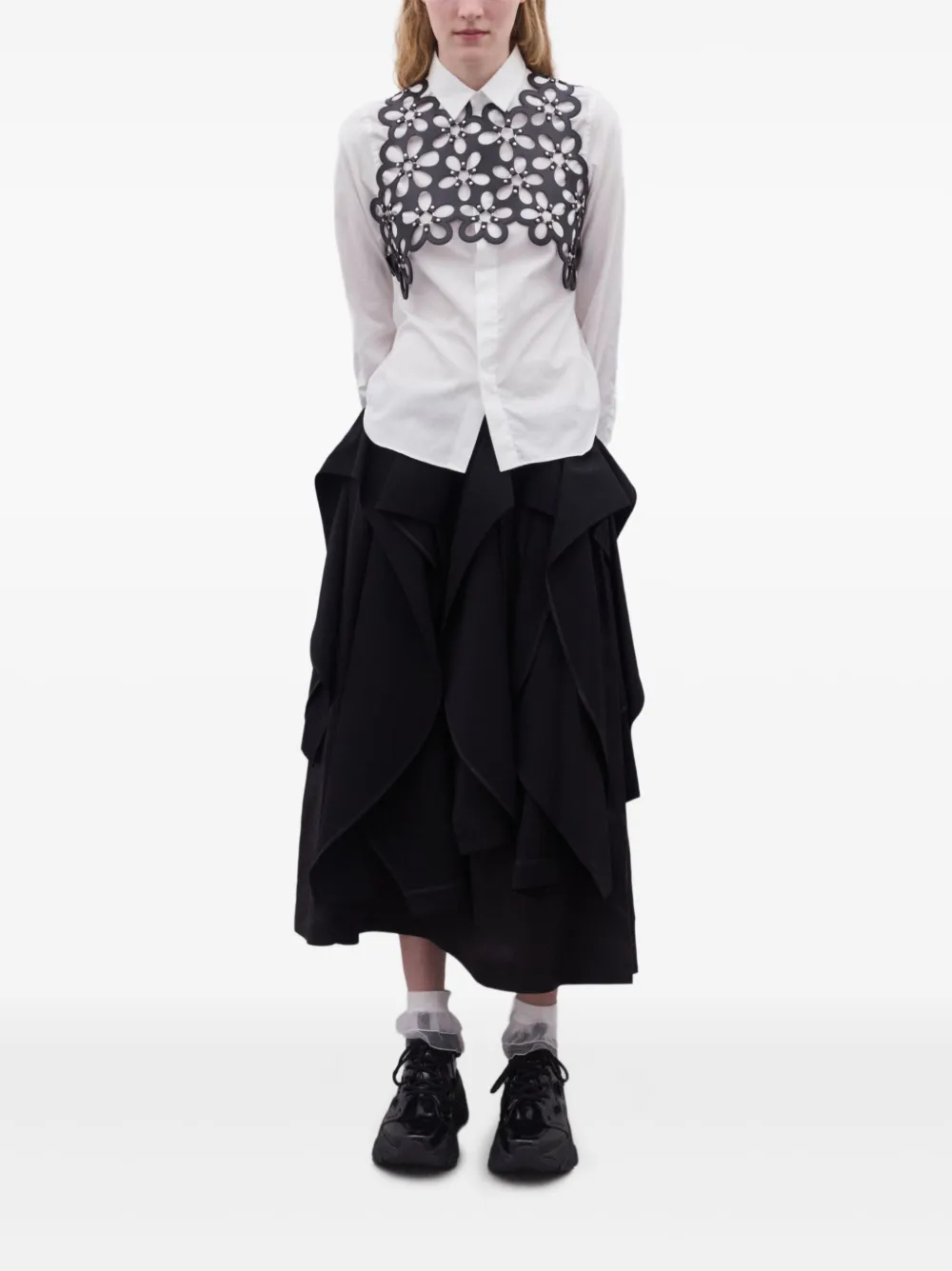 Noir Kei Ninomiya ruffled skirt | Asymmetric & Draped Skirts | Image 2