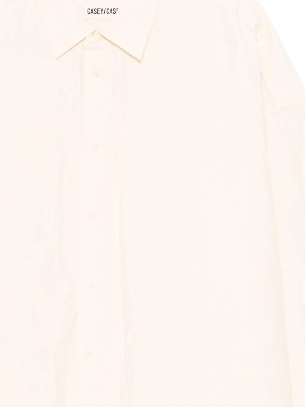 Casey Casey Crease-effect Shirt - Neutrals 