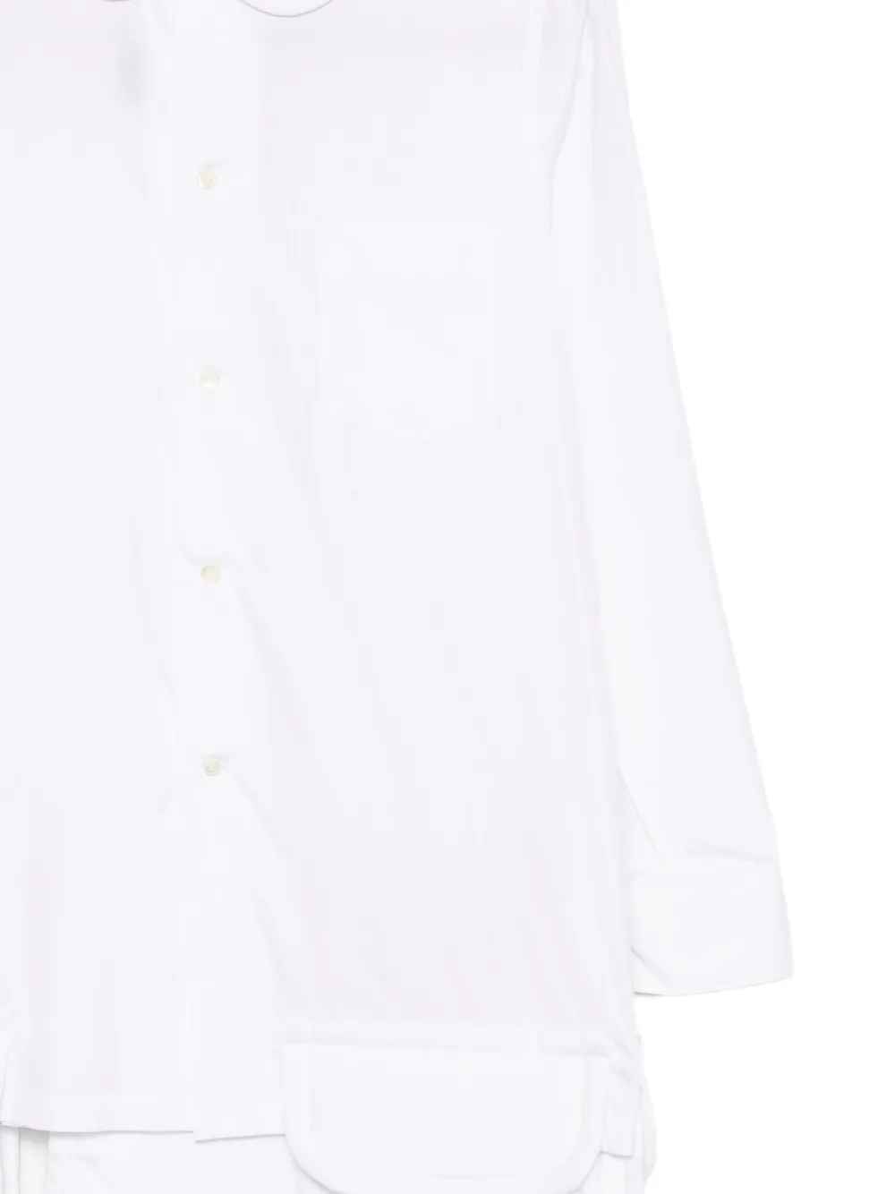 Comme Des Garçons Comme Des Garçons Blouse met meerdere zakken Wit
