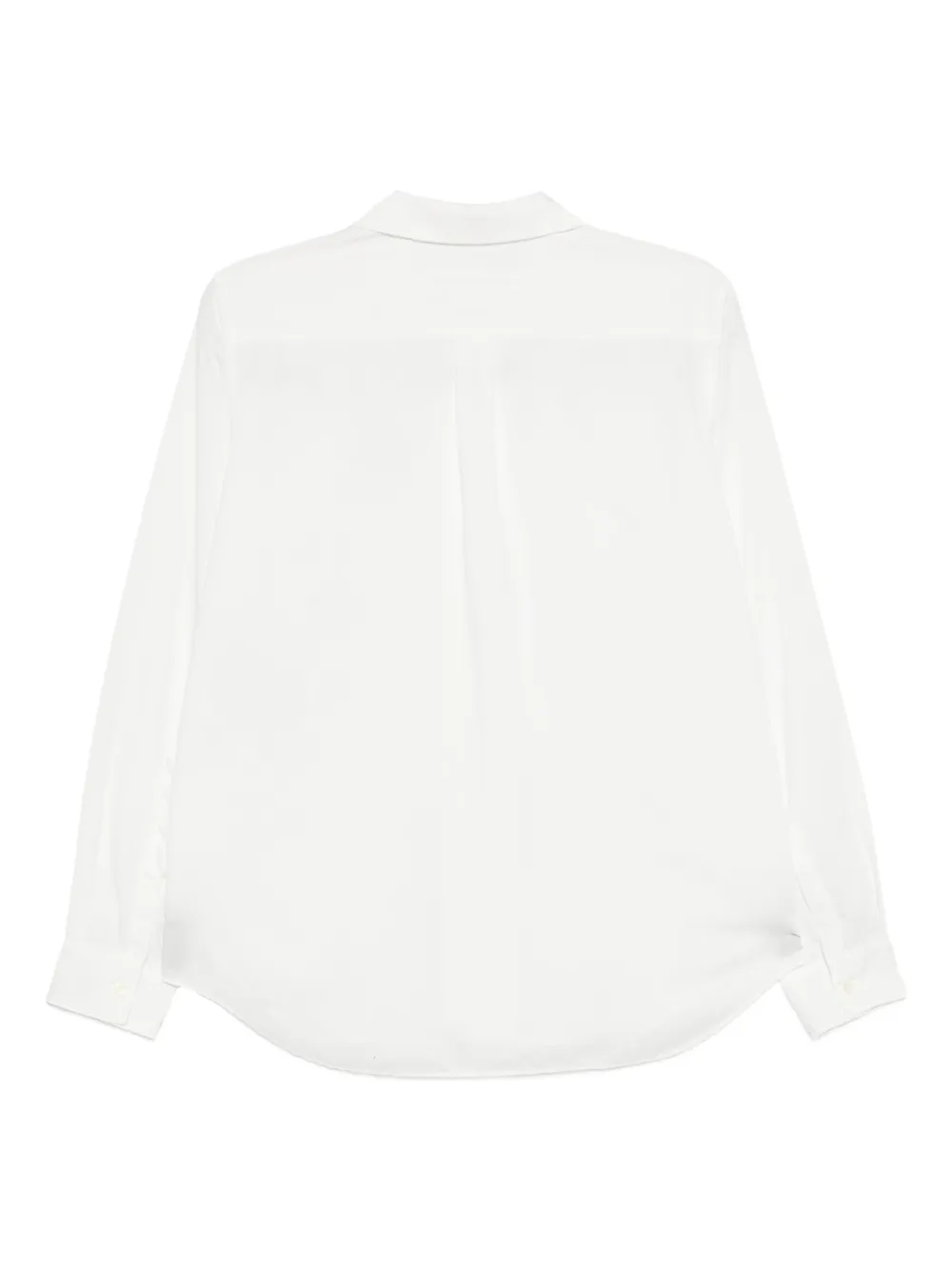 Comme Des Garçons Girl Blouse met ruches en zak Wit