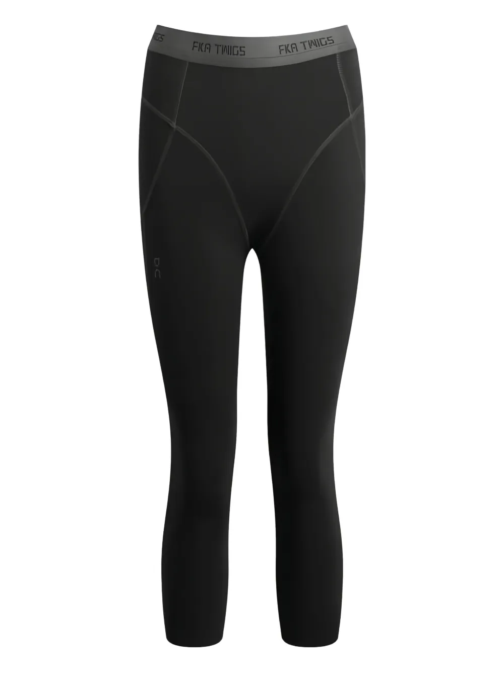 On Leggings con dettaglio cuciture - Nero