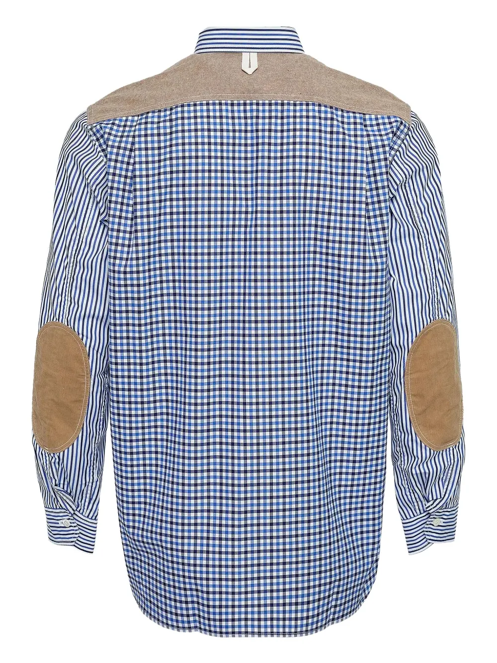 Junya Watanabe MAN Gestreept overhemd - Blauw
