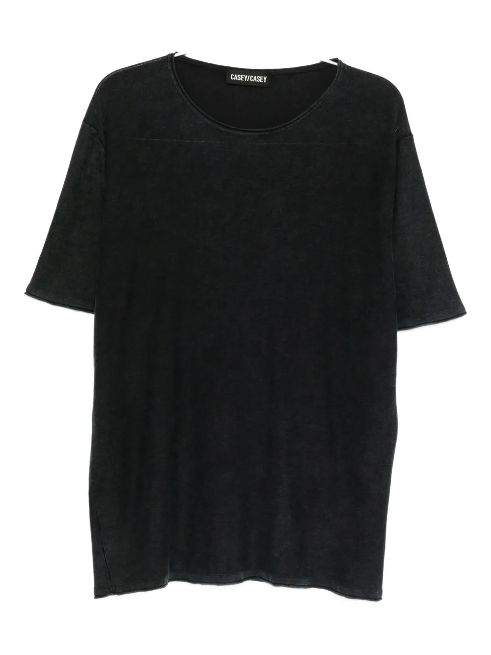 Casey Casey overdyed T-shirt | Grey | Image 1
