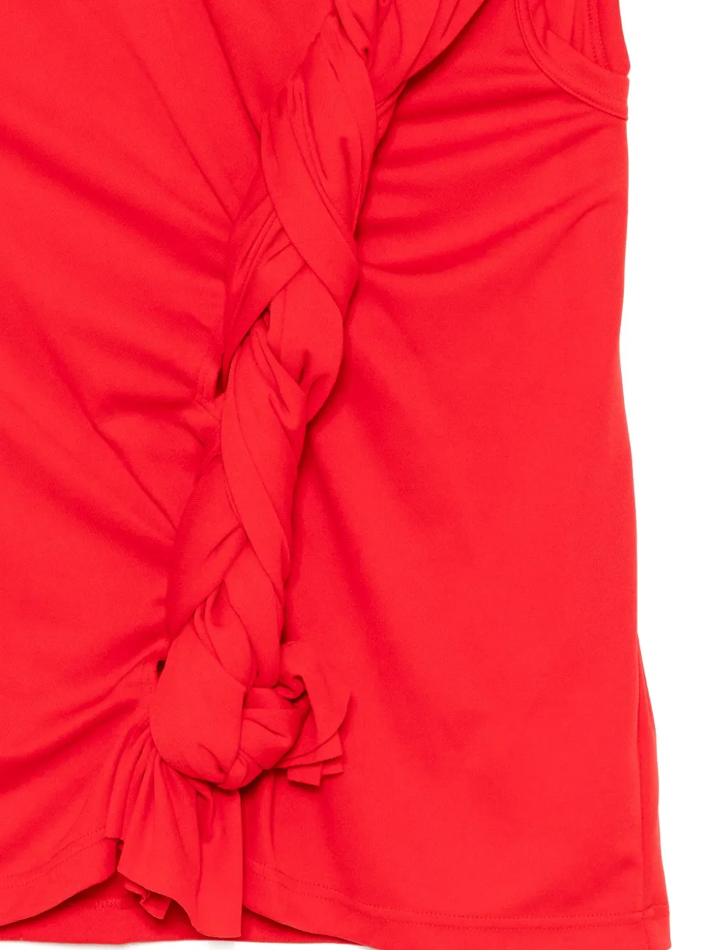 Comme Des Garçons Spencer met geknoopt detail Rood
