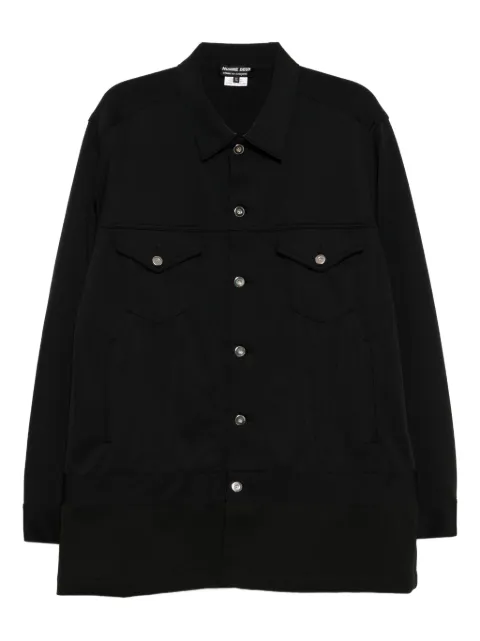 Comme des Garçons Homme Deux chamarra con cuello