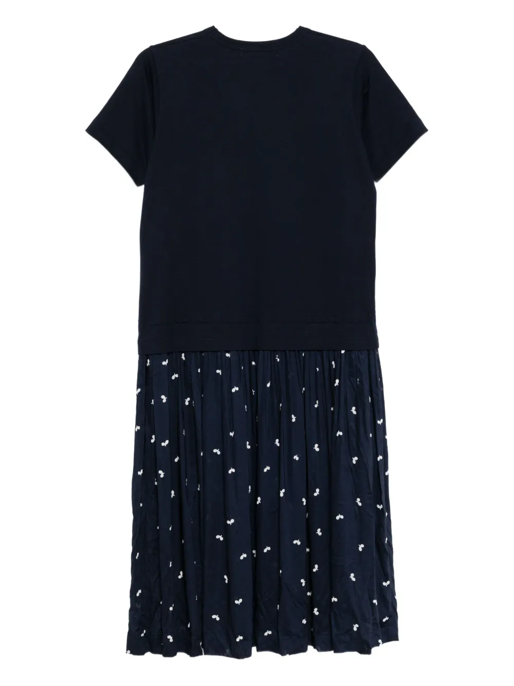 Comme Des Garçons Girl ruffled-pocket dress - Blauw