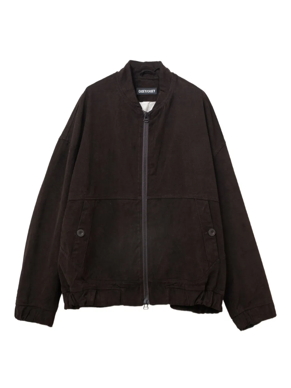 Casey Casey Mika button-pocket zip jacket | Brown | Image 1