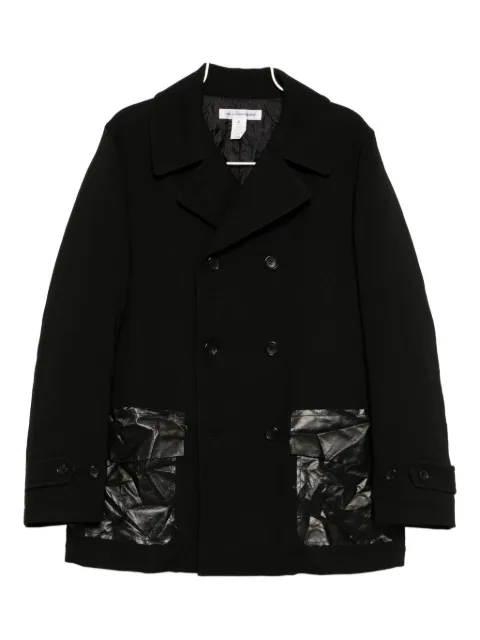 Comme Des Garçons Shirt chaquetón con bolsillos con pinzas