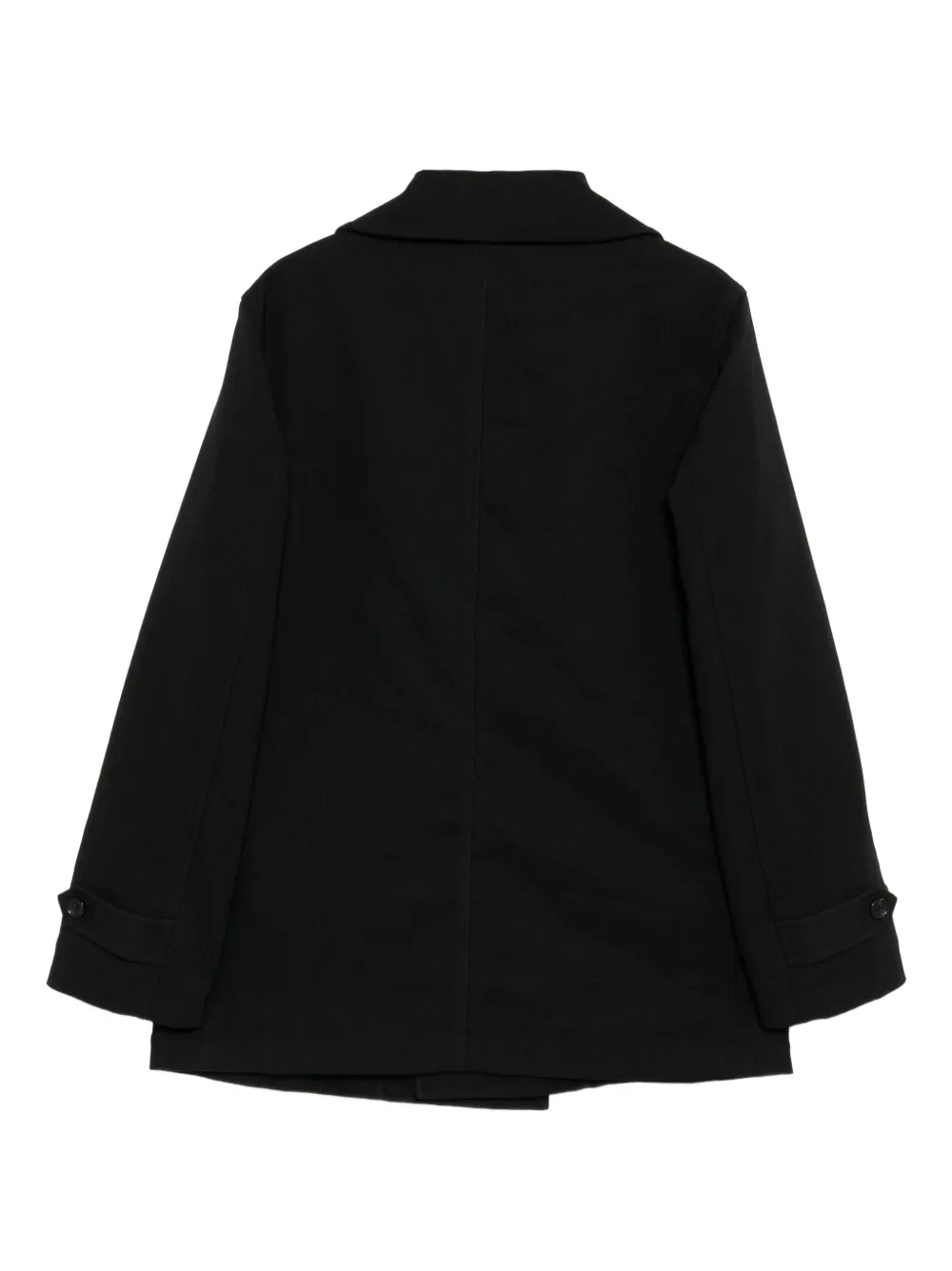 Comme Des Garçons Shirt Sailorjas met gekreukte zakken Zwart