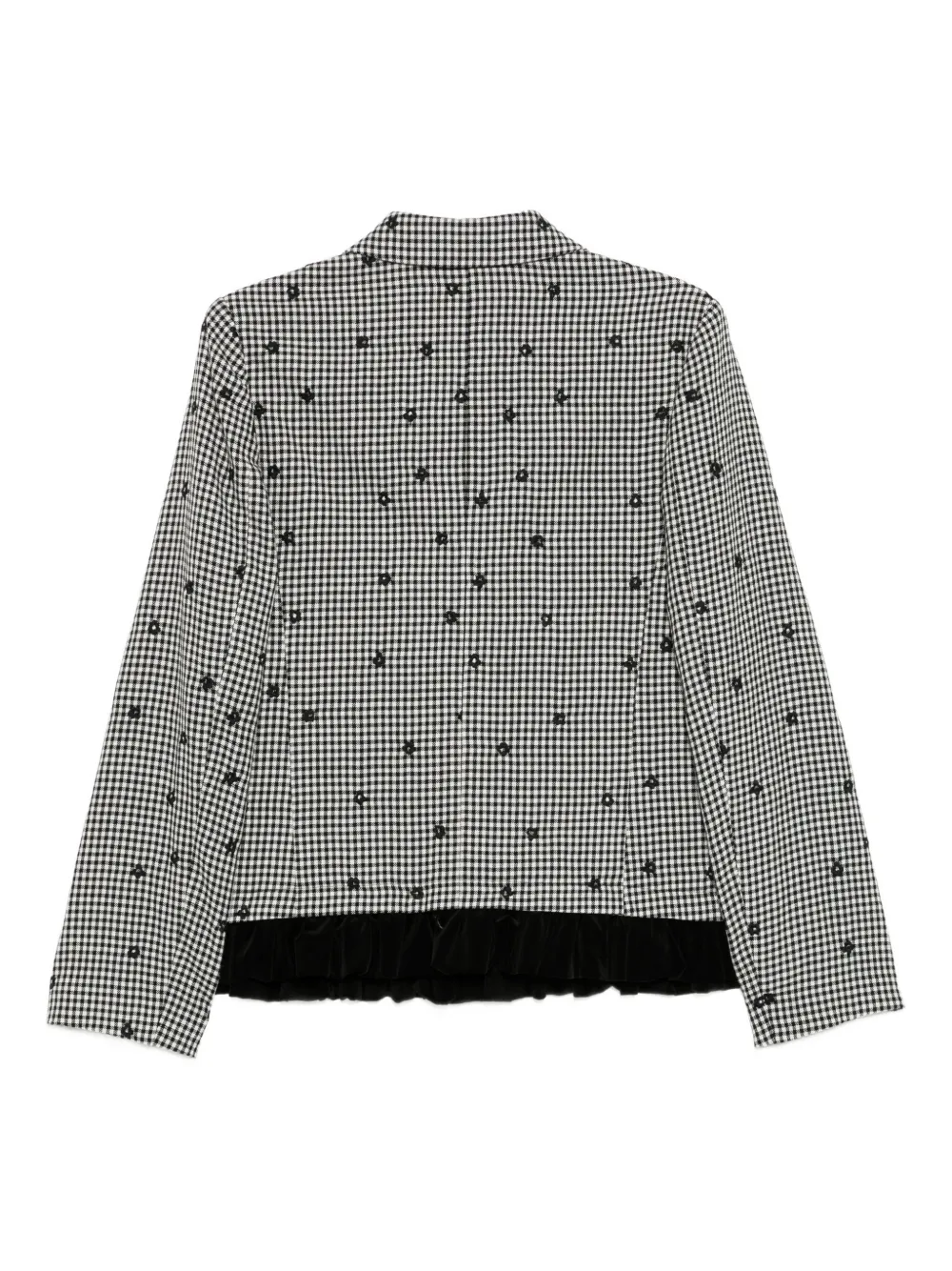 Comme Des Garcons Girl Checked Jacket In Gray