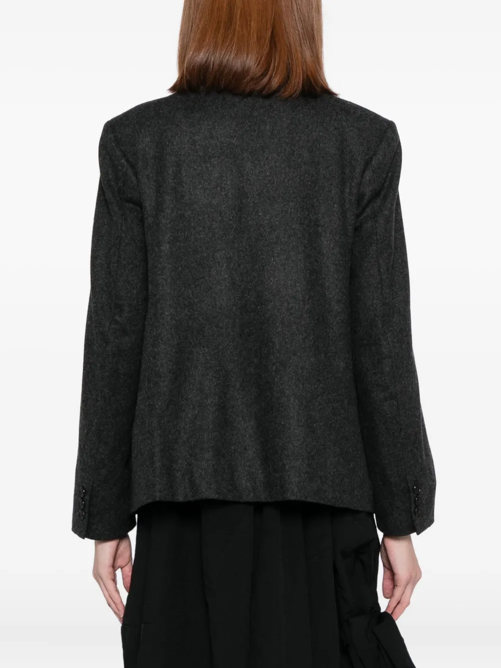 Comme Des Garçons Single-breasted Blazer In Black