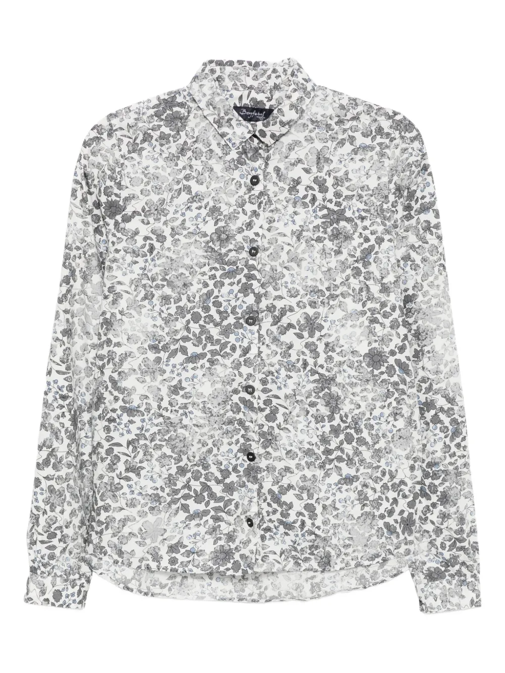 Bergfabel floral-print shirt - Bianco