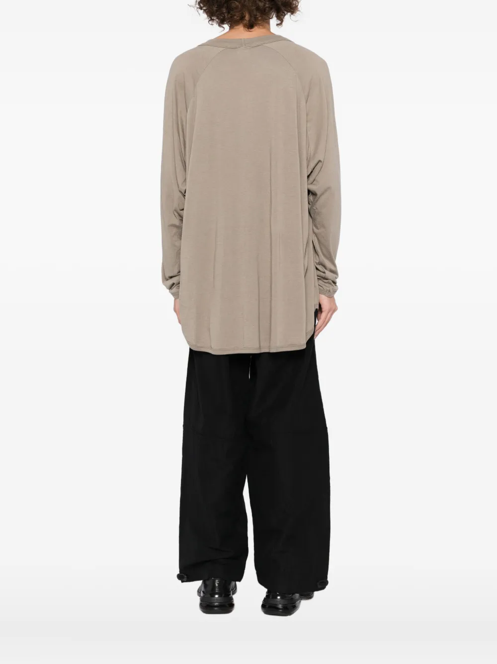 Jan Van Essche T-shirt met raglan mouwen Grijs