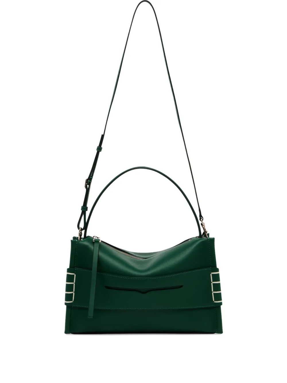 Jw Anderson Panel Messenger Bag In Green