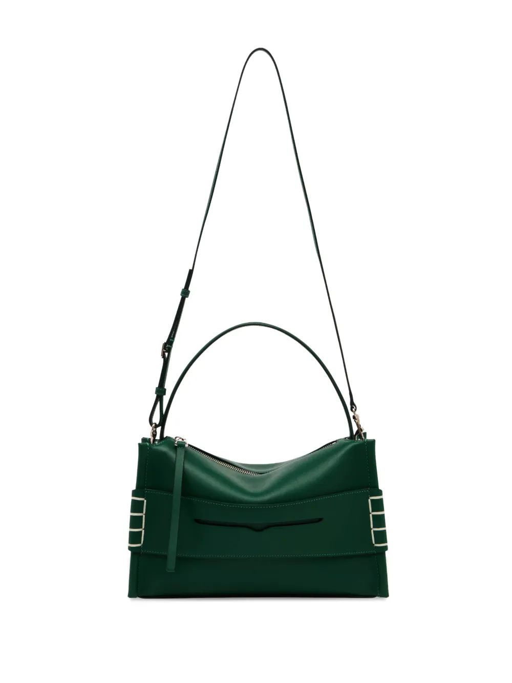 Jw Anderson Panel Messenger Bag In Green