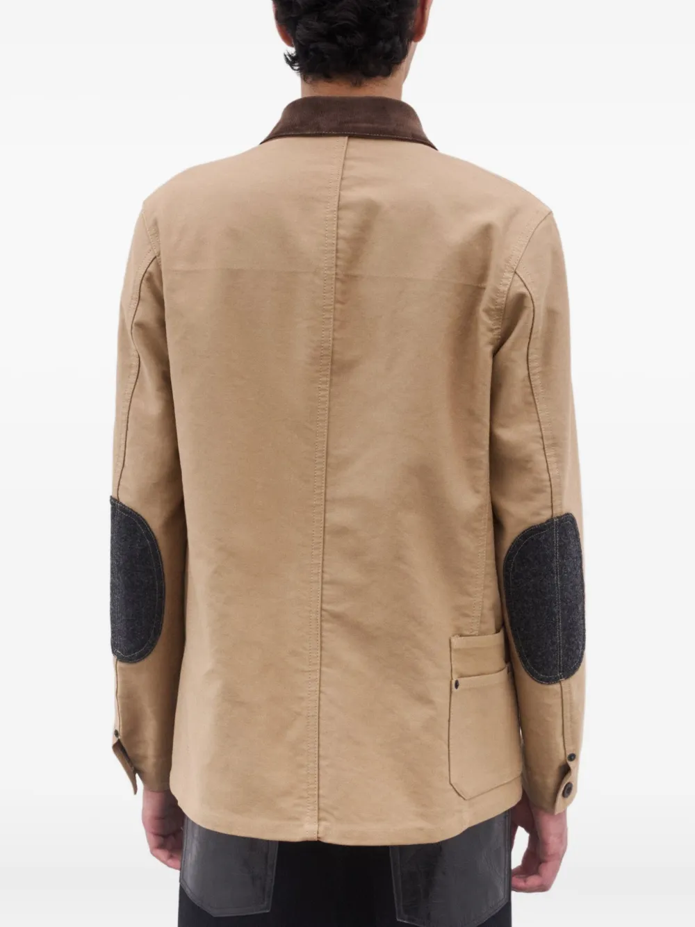Junya Watanabe Asymmetric Barn Jacket In Brown