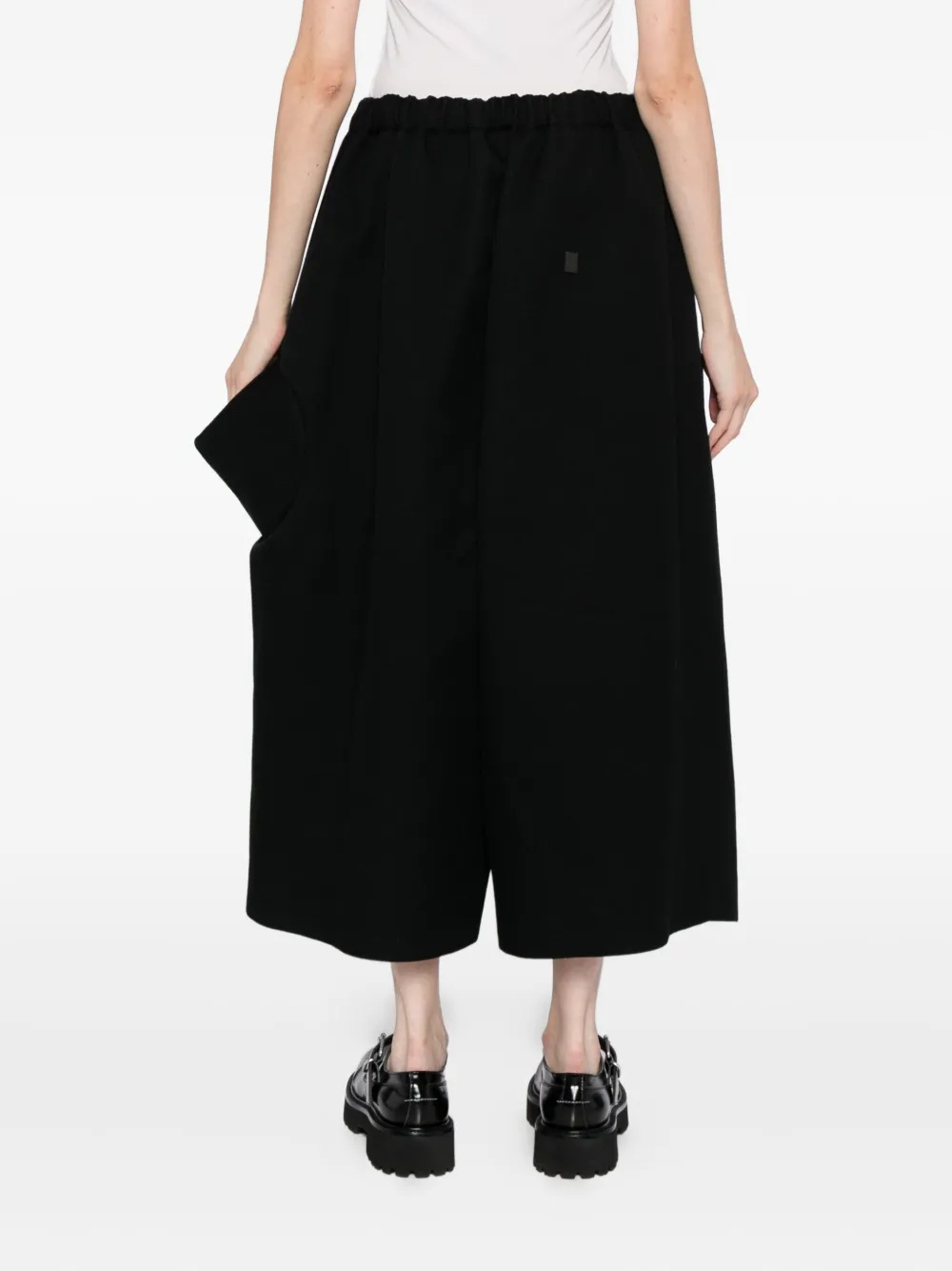 Comme Des Garçons Wool Trousers In Black