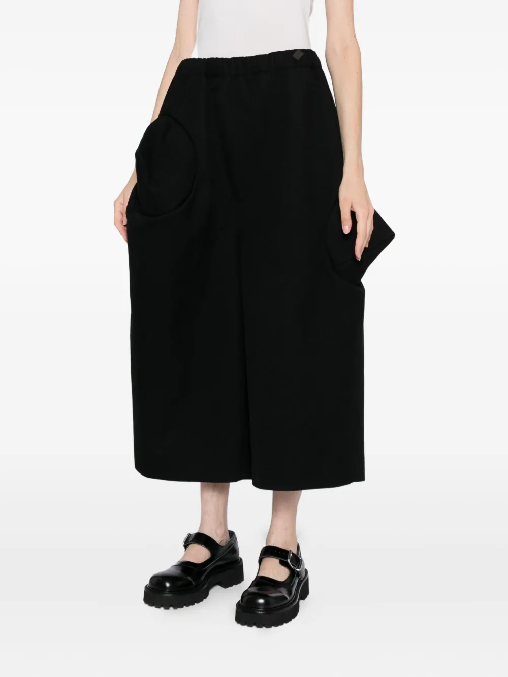 Comme Des Garçons Wool Trousers In Black