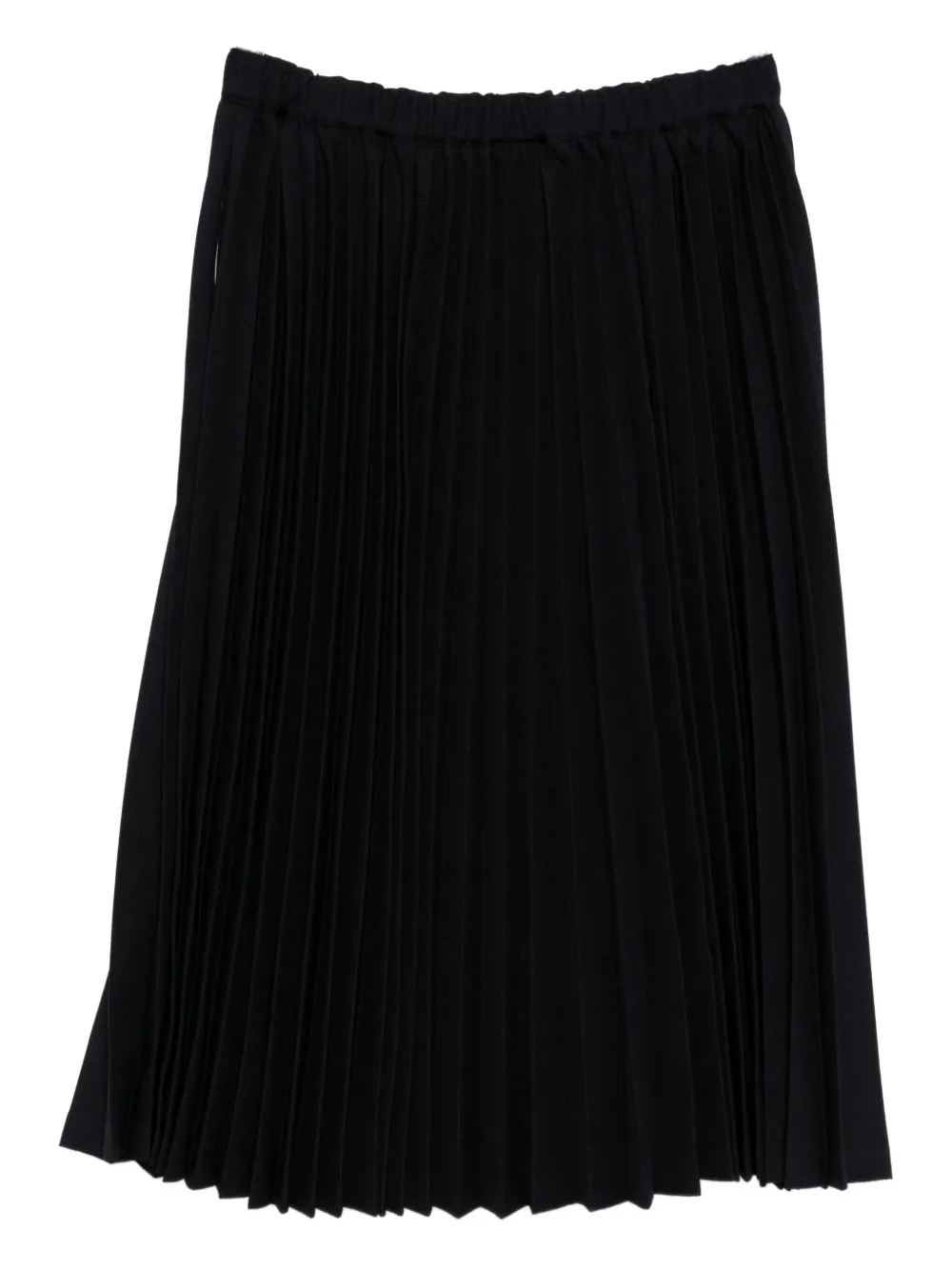 Comme Des Garcons Girl Pleated Midi Skirt In Blue