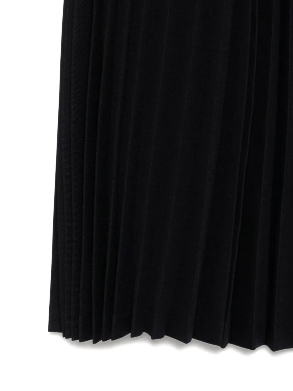 Comme Des Garcons Girl Pleated Midi Skirt In Blue