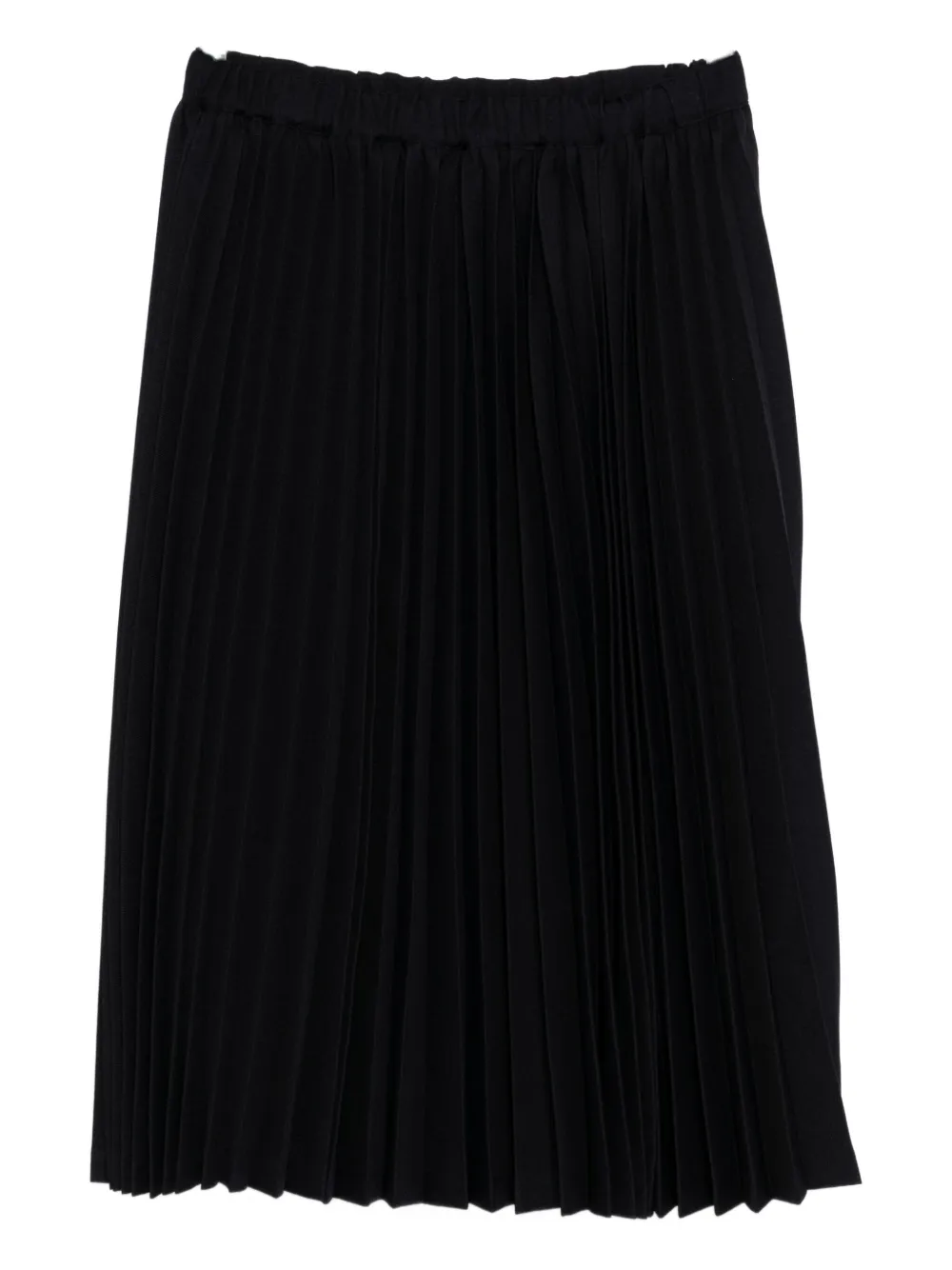 Comme Des Garcons Girl Pleated Midi Skirt In Blue