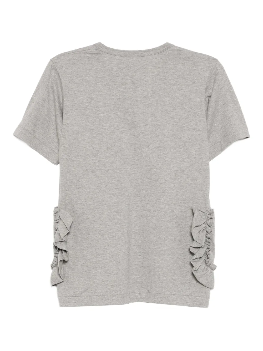 Comme Des Garçons Girl T-shirt met ruche zak Grijs