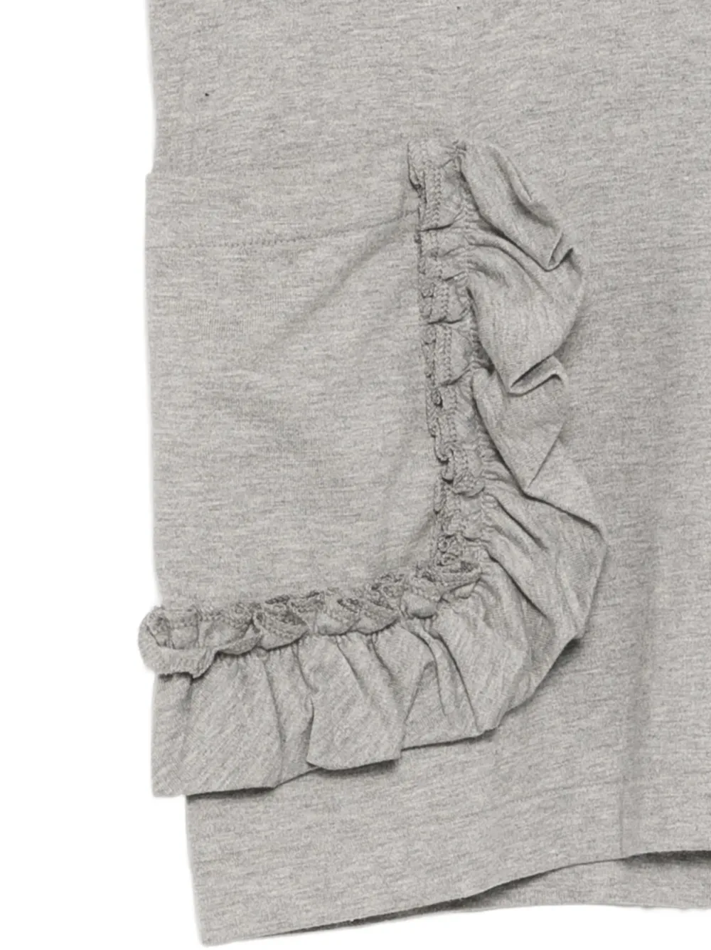 Comme Des Garçons Girl T-shirt met ruche zak Grijs