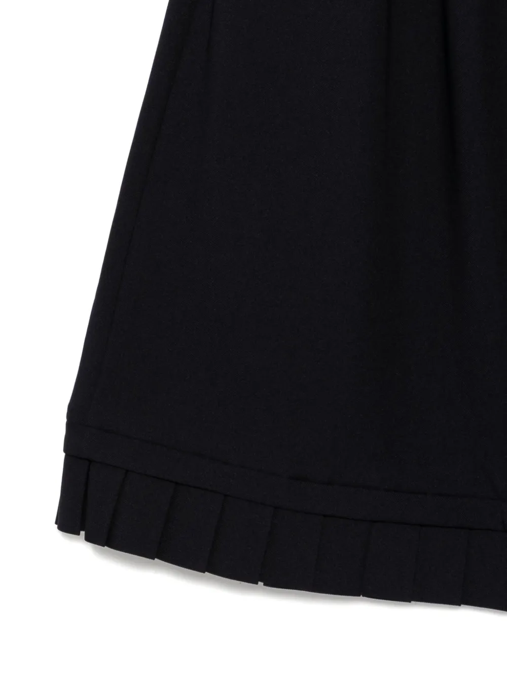 Comme Des Garcons Girl Pleated-edge Skirt In Blue