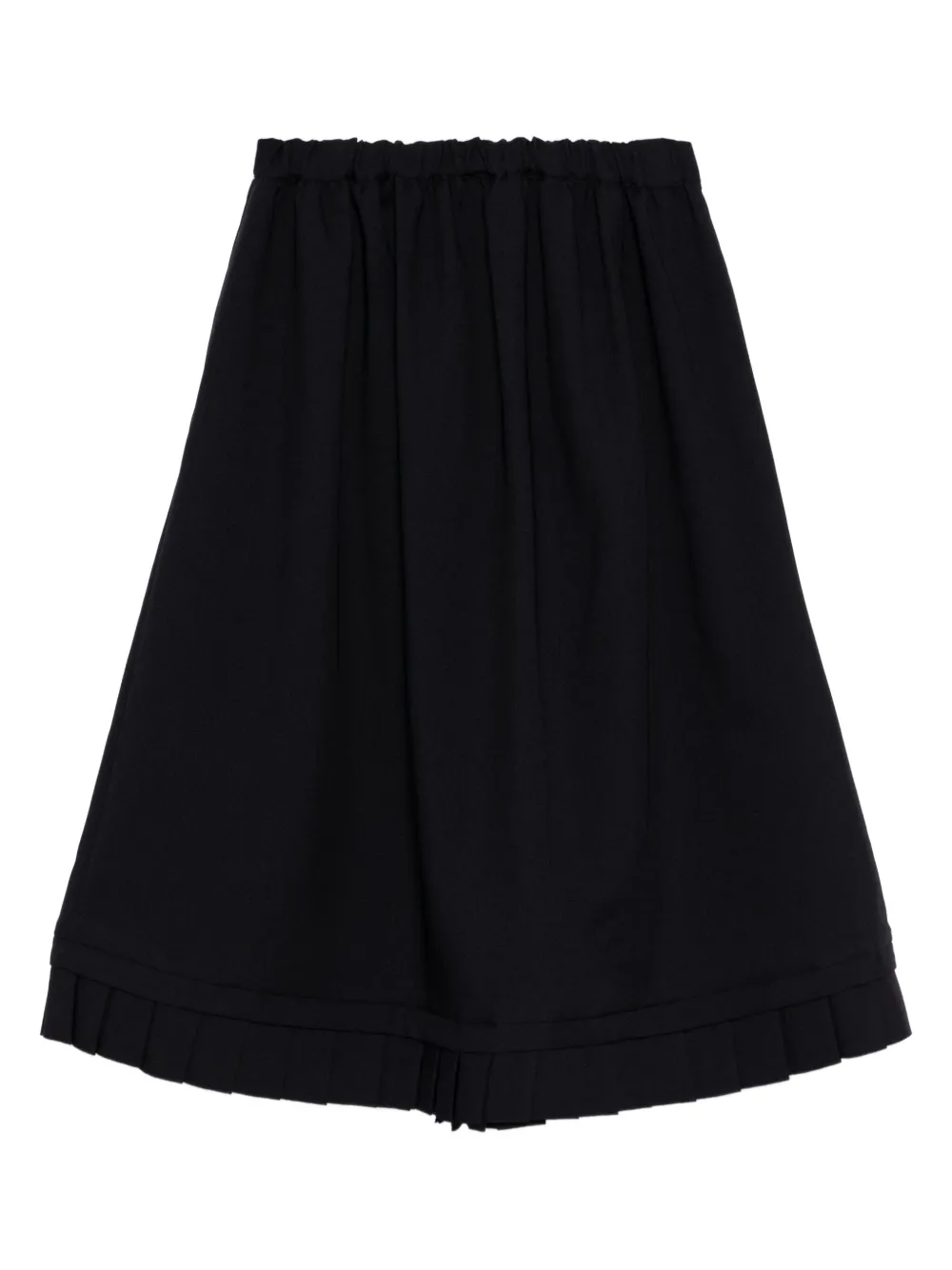 Comme Des Garçons Girl Rok met geplooide afwerking Blauw